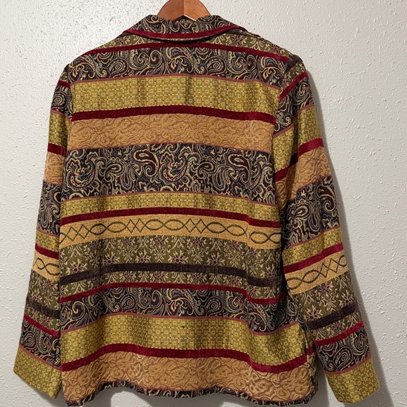 Alfred Dunner Multicolor Patterned Blazer - Picture 5 of 5